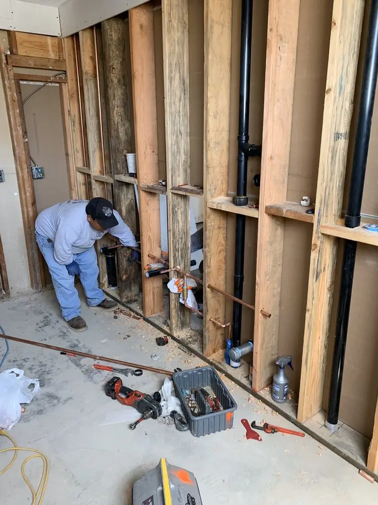 Commercial rough-in plumbing for Gas Line Repair in Willard
